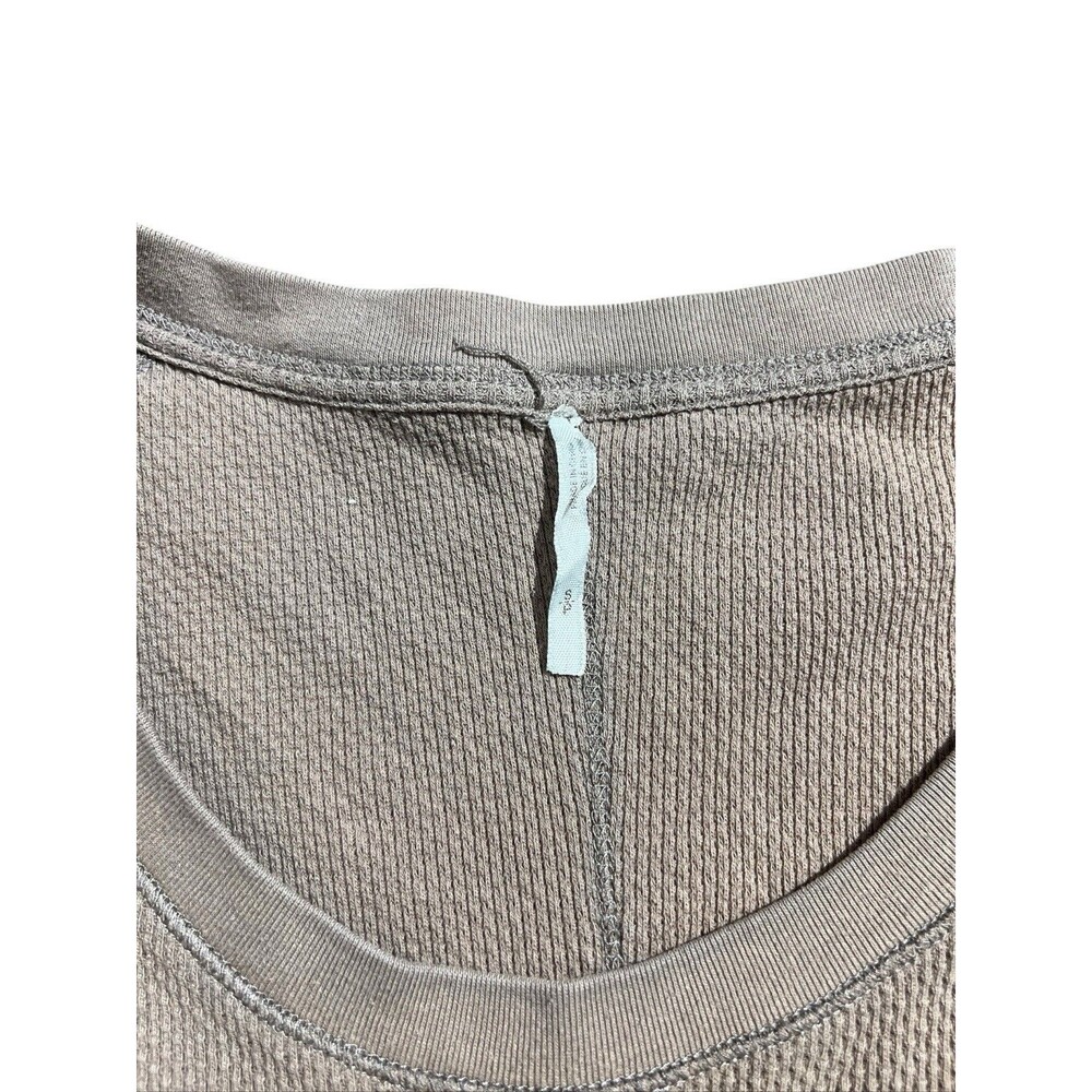 Free People Masquerade Cuff Long-Sleeve Thermal Top Ombré Sz S - Picture 6 of 12